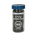 Morton & Bassett Organic Whole Black Pepper, 2-Ounce Jars (Pack of 3)