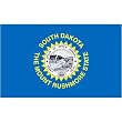 South Dakota Flag 3x5ft Superknit Polyester
