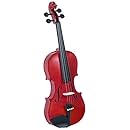 Cremona SV-75 Premier Novice SPARKLING ROSE Violin Outfit 1/2 Half Size, Hardwood Fittings, Prelude Strings