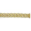 Clevereve's 18KT Gold Yellow Textured Link Bracelet
