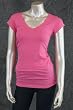 Active Basic Short Sleeve V-Neck Top