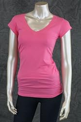 Active Basic Short Sleeve V-Neck Top