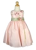 Sleeveless taffeta dress with delicate embroidery on the bodice, christmas holiday dress