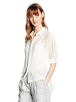 Marc Cain Blusa Seda (Blanco Roto)