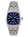 Caterpillar Men's Yellow Steel Square Date Analogue Watch YG 141 11 626 Stainless Steel With Blue Dial and Stainless Steel Bracelet