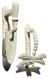Outdoor Living : Strathwood Set of 2 Decorative Dragonfly and Trowel Door Knockers, Cast Iron with White and Rust Finish