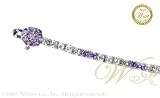WILLOW XPRESS: *TANZANITE CZ FANCY FOB BRACELET*