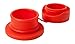 Pura Sport Big Mouth Silicone Sport Top, Red (Plastic Free, NonToxic Certified, BPA Free)