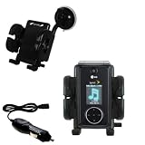 LG Muziq Flexible Auto Windshield Holder with Car Charger - Uses Gomadic TipExchange