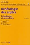 Minéralogie des argiles Minéralogie des argiles