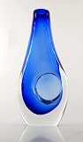 Cobalt Blue Art Glass Vase X441