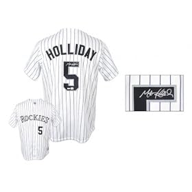 Buy Matt Holliday Colorado Rockies Autographed Jersey now!