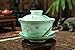 Chinese Style Celadon Gaiwan Teacup/ Coffee Cup (Hand Painted/lotus)