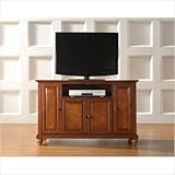 Crosley Furniture Cambridge 48" TV Stand in Classic Cherry Finish