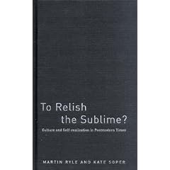 To Relish the Sublime?: Culture and Self-realization in Postmodern Times