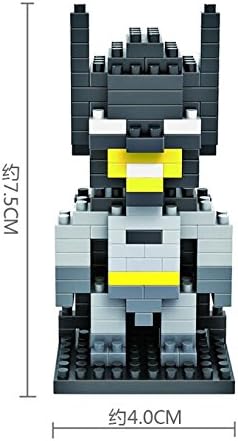 HSE 140pcs Jigsaw Puzzle Batman Plastic Building Blocks Fight Inserted Assembled Puzzle Toy Thicken Toy Building Blocks Also As a Christmas and Birthday Gift