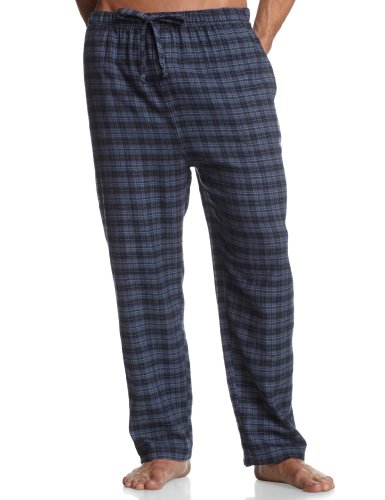 Intimo Men's Flannel Lounge Pant, Navy, X-Large