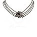 Alpenflustern Traditional Necklace Nostalgia (antique silver-coloured) - Traditional Bavarian Oktoberfest Necklace for Dirndl