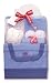 Carters 7 Piece Tote Bag Gift Set in Baseball Theme, Blue