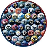 National Football League Dessert Plate 8 Pack