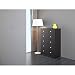 Dallas 5-Drawer Chest in Coffee