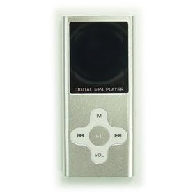 Aura DU080496 1.5" 2GB Flash Memory MP3 Player -Silver