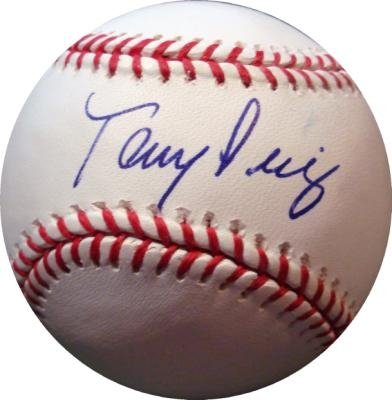 Tony Perez Autographed/Hand Signed official Major League Baseball (Cincinnati Reds, Phillies)
