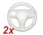 2x Lenkrad Wheel Weiss f�r Wii Mario Kart, NFS.. - RBrothersTechnologie