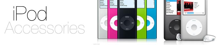 Apple iPod Accessories - Chargers, Headphones, Skins, Cases, Sleeves, etc for all model iPods