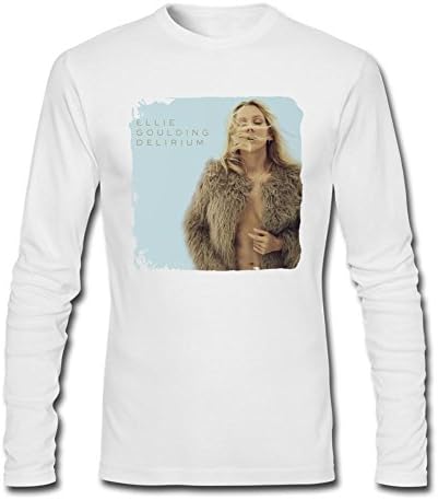 FRUN Men's Ellie Goulding Delirium 2015 Poster Long Sleeve T Shirt