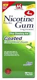 Nicotine Gum 4mg Stop Smoking Aid, 180 ea