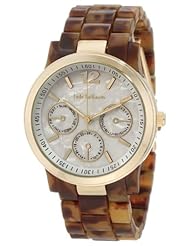 Womens Brown Tortoise Bracelet with Gold Case Watch Designer Inspired Jade LeBaum - JB202740G