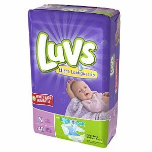 Luvs Ultra Leakguards Diapers Jumbo Pack, Size Newborn - 40 Ct, 4 Pack