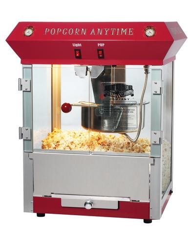 Great Northern Popcorn Red Popcorn Anytime 6 ounce Antique Popcorn Machine