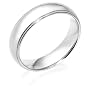 14k White Gold 6mm Comfort Fit Milgrain Men's Wedding Band