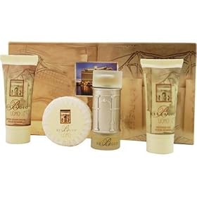 Bellagio By Bellagio For Men. Set-4 Piece Mini Set With Eau De Toilette .2 OZ Mini & Aftershave Balm .68 OZ & Shower Gel .68 OZ & Soap