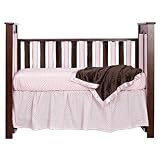 Baby Basics Wonder Bumpers in Pink and Chocolate (38 Pack)