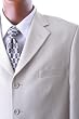 Men's Single Breasted 4 Button Beige Dress Suit, CLEARANCE!!!