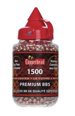 Crosman Copperhead 1500 Copper Coated BBs in a Bottle