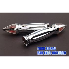 Chrome Grips + Turn Signals Harley Davidson Choppers Chrome Grips + Turn Signals Harley Davidson Choppers