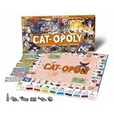 Cat-opoly Kitty Cat Breed Monopoly Board Game Educational Toy Featuring: Egyptian Mau, Somali, Chartreux, Tonkinese, Ocicat, Persian, Main Coon, Siamese, Abyssinian, Birman, Scottish Fold, American Shorthair, Norwegian Forest Cat, Burmese, Sphynx, Ragdoll, Russian Blue, British Shorthair, Manx, Himalayan, Turkish Van