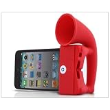 Horn Stand Speaker Loudspeaker For Apple iPhone 4 4G Red