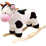 Happy Trails Cow Plush Rocking Animal