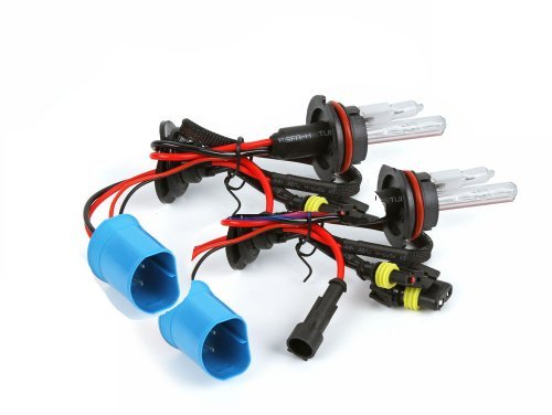 One Pair (2) 9007 6000K Xenon HID KIT Crystal-White Bulbs 35W HID Halogen