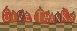 Give Thanks. by Sue Allemand poster print,20 in. x 8 in.
