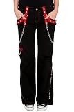 Tripp Black And Red Lace Dark Street Pants
