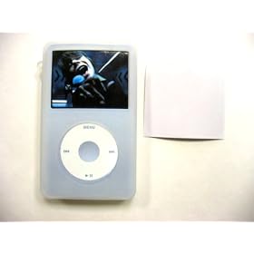 iPod Classic 80GB Skin Case(Clear) with ArmBand and Screen Protector