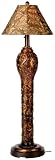 Concord 987 Bronze 60-inch Floor Lamp Antique Linen Shade