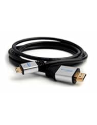 9To5Cables Premium High Speed Mini HDMI to HDMI Cable (6 Feet) Full HD - Supports 3D, 4Kx2K, 1440p, 1080p, 720p, True HD Dolby 7.1 and DTS-HD Master Audio - 24K Gold Plated Connectors