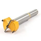 uxcell ホールソー　ヒンジボーリングビット　ドリルビット　26mm切断直径　木材切削　イエロー　シルバートーン